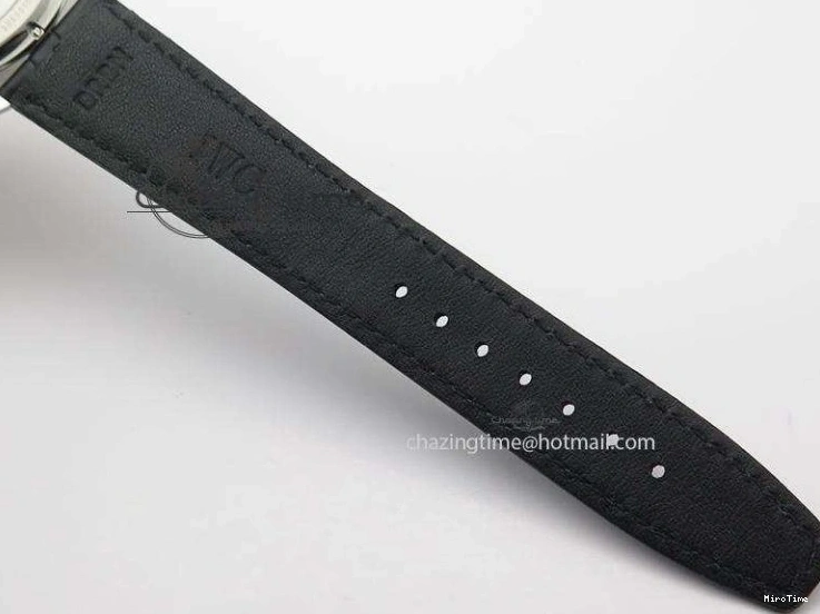 MIROTIME 0419 Portuguese Tourbillon Power Reserve Moonphase SS Black Dial On Black Leather Strap TechFriendly 7321